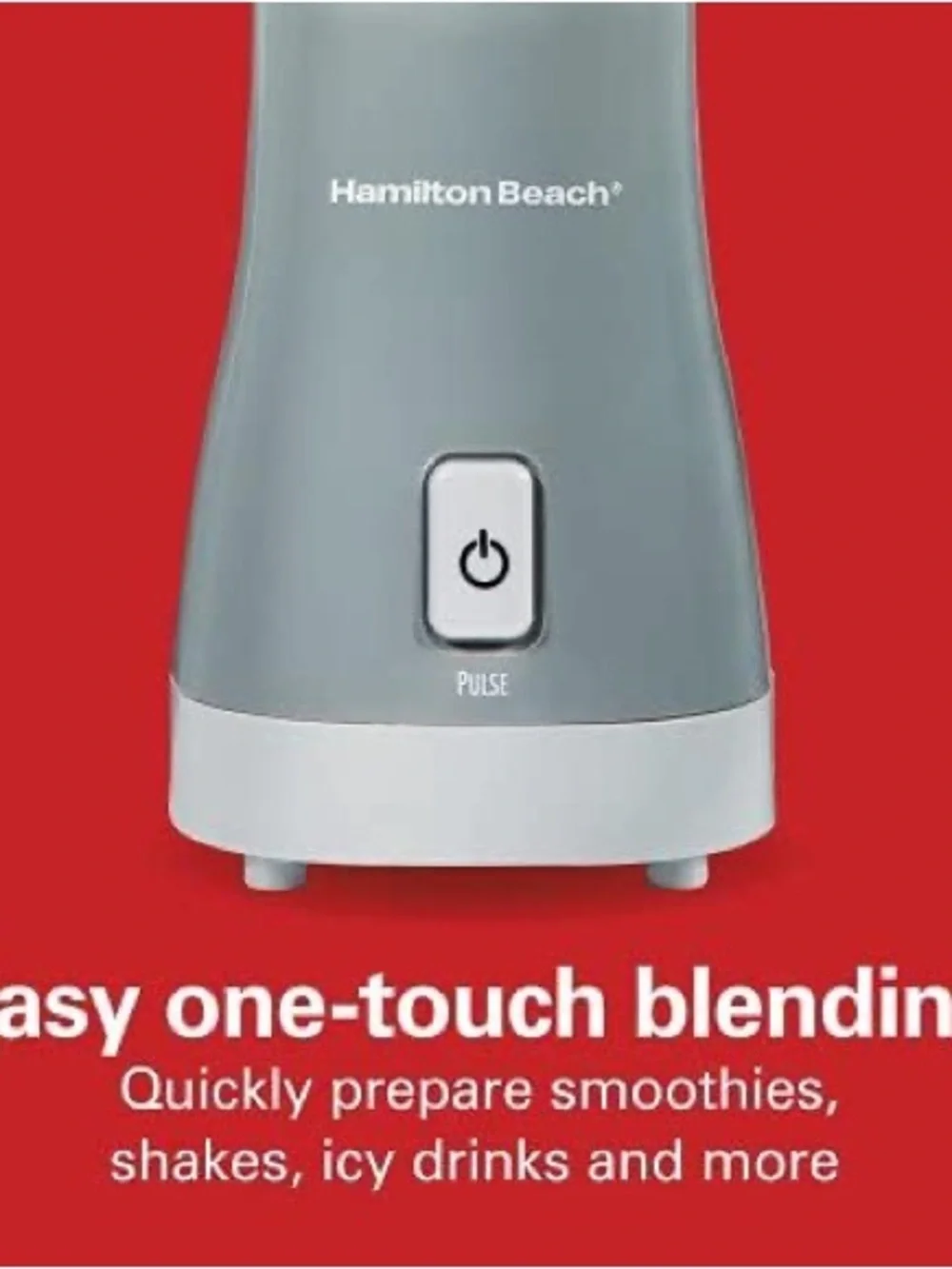 Hamilton beach Single Serve Personal Smoothie Blender with 14oz Travel cup & Lid